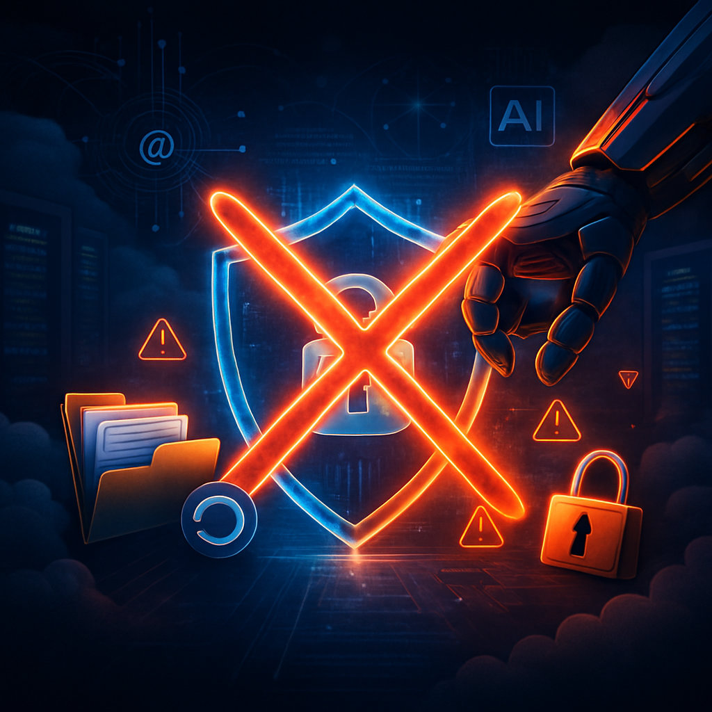 User data should remain private and protected, not tapped into by AI systems or used for training.